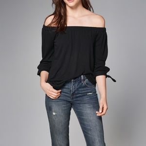 Abercrombie Knit Off The Shoulder Top
